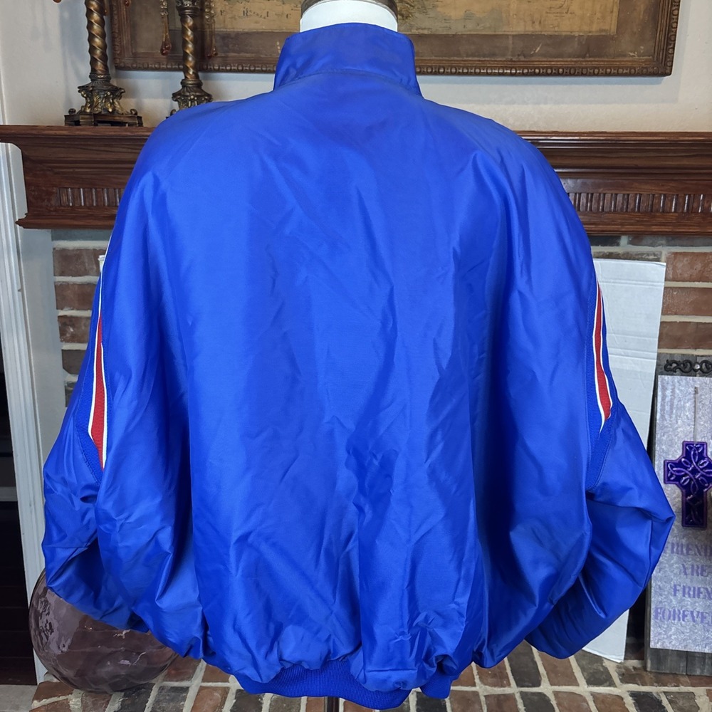 Vintage DeLong Bomber Jacket Royals MLB Baseball Size 6XL - Picture 2 of 5
